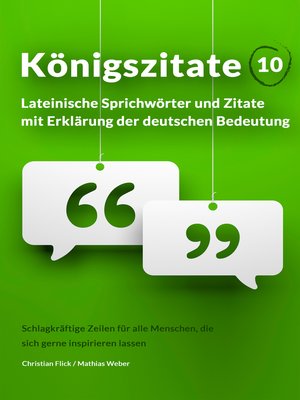 cover image of Königszitate 10